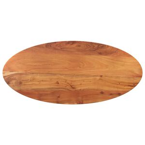 vidaXL Плот за маса, 90x40x3,8 см, овален, масивна акация