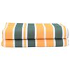 vidaXL Смяна на сенник Зелен и жълт 1000 x 160 см Полиестерен плат