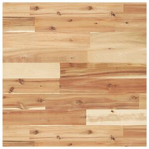 vidaXL Плот за маса квадратен 50x50x2 см масивна акация