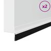 vidaXL Самозалепващи се четки за уплътняване на врати 2 pcs Бяло