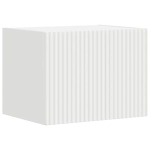 vidaXL TV стенен шкаф 39 x 31 x 29,5 см Бяло Инженерна дървесина
