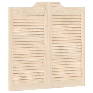vidaXL Врати с люлеещо се отваряне 80 x 40 cm Масивна борова дървесина