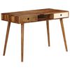 vidaXL Писалище, 110x55x76 cм, акациево дърво масив