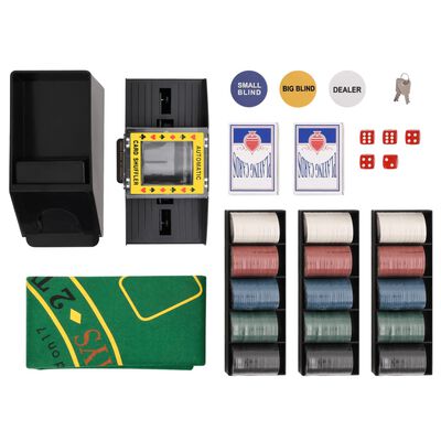 vidaXL Комплект чипове за покер 300 бр 4 г
