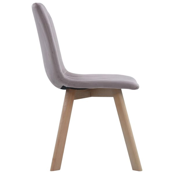 vidaXL Трапезни столове, 4 бр, розови, кадифе