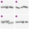 vidaXL Комплект дивани за открито 8 pcs Естествен