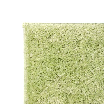 vidaXL Рошав килим тип шаги, 80x150 см, зелен