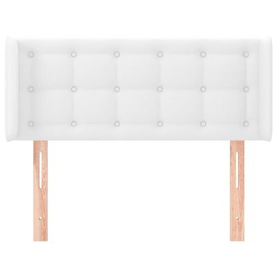vidaXL Горна табла за легло, розова, 83x16x78/88 см, изкуствена кожа