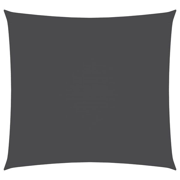 vidaXL Платно-сенник, Оксфорд текстил, квадратно, 2,5x2,5 м, антрацит