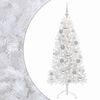 vidaXL Изкуствено коледно дърво с хингед 150 см 150 LED светодиода