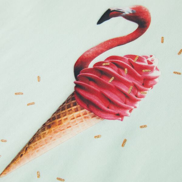 Детска тениска, светла мента, 92