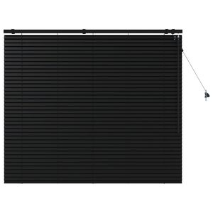vidaXL Венецианска щора Черно 135 x 130 см 35 mm