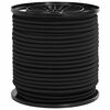 vidaXL Бунджи въжета 4 mm Черно PP и гума