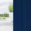 vidaXL Завеси за затъмняване с пръстени 2 pcs Тъмен син 140 x 140 cm