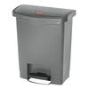 Контейнер Rubbermaid Step-on Slim Jim 30 л сив