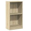 vidaXL Етажерка за книги, дъб сонома, 40x24x75 см, инженерно дърво