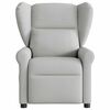 vidaXL Recliner Chair Cloud Grey Fabric