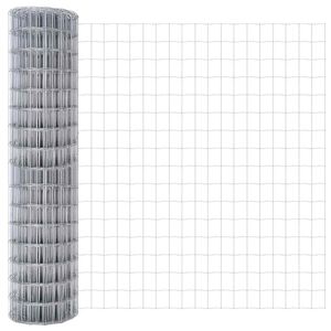 vidaXL Европейска ограда 1 x 25 m Желязо с PVC покритие