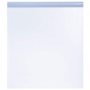vidaXL Фолио за прозорци статично сив мат 45x500 см PVC