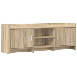 vidaXL ТВ шкаф 130 x 33 x 47 см Дъб сонома Инженерна дървесина
