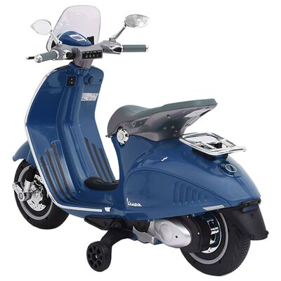 vidaXL Електрически мотоциклет за деца Vespa GTS300 син