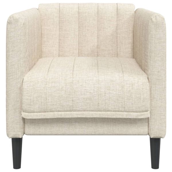 vidaXL Кресло, лен