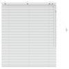 vidaXL Венецианска щора Бяло 115 x 130 см 35 mm