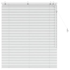 vidaXL Венецианска щора Бяло 115 x 130 см 35 mm