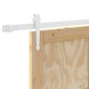 vidaXL Преплъзваща се врата ORKDAL Кафяво 61 x 198,5 см