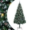 vidaXL С изкуствено коледно дърво с 300 LED светодиода Зелен 240 cm