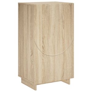 vidaXL Шкаф за обувки 48 x 38 x 87,5 см Инженерно дърво Дъб сонома