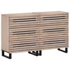 vidaXL Бюфети, 2 бр, 60x34x75 см, мангово дърво масив