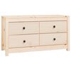 vidaXL Страничен шкаф, 100x40x54 см, борово дърво масив