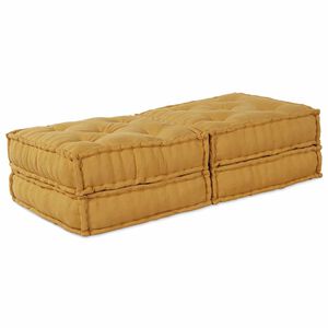 vidaXL Модулен диван 2 бр. Текстил Жълто 140 x 70 x 36 см