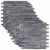 vidaXL Мозайка плочки Сиво 30 x 30 cm Мрамор