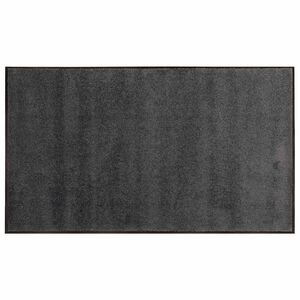 vidaXL Мат за врата Светлосиво 350 x 120 cm 100% Полиамид
