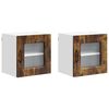 vidaXL Панел за миялна машина Kalmar 2 pcs Димян дъб 40 x 31 x 40 см