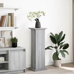 vidaXL Стойка за витрини със съхранение 31x30x90 см инженерно дърво