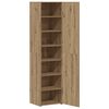 vidaXL Висок шкаф Дъб 45 x 42,5 x 185 см