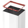 Hailo Кош за отпадъци Big-Box Swing, размер L, 35 л, бял, 0840-131