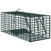 vidaXL Капан за животни Зелен 31 x 13 x 12см Стомана