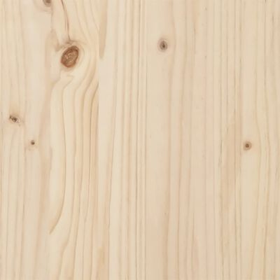 vidaXL Маса за разсаждане с рафт, 82,5x50x75 см, борово дърво масив
