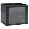 vidaXL 9U Сървърен шкаф за стенен монтаж, 19", IP20, 600x450x510 мм