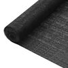 vidaXL Засенчваща мрежа черна 3,6x25 м HDPE 75 г/м&sup2;