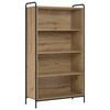 vidaXL Шкаф за книги 55,5 x 33 x 174 см Инженерна дървесина