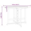 vidaXL Сгъваем трапезен комплект за открито 5 части тиково дърво масив
