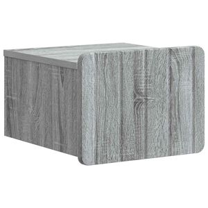 vidaXL Спален шкаф с монтаж на стена Сива сонома 33 x 34,5 x 24 см