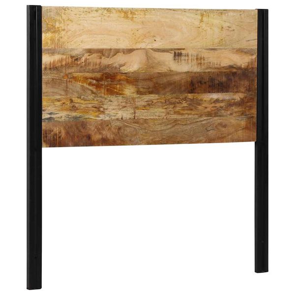 табла за глава vidaXL 100 cm от масивно дърво манго и желязо