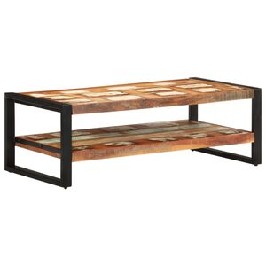 vidaXL Маса за кафе, 120x60x40 см, масивно регенерирано дърво