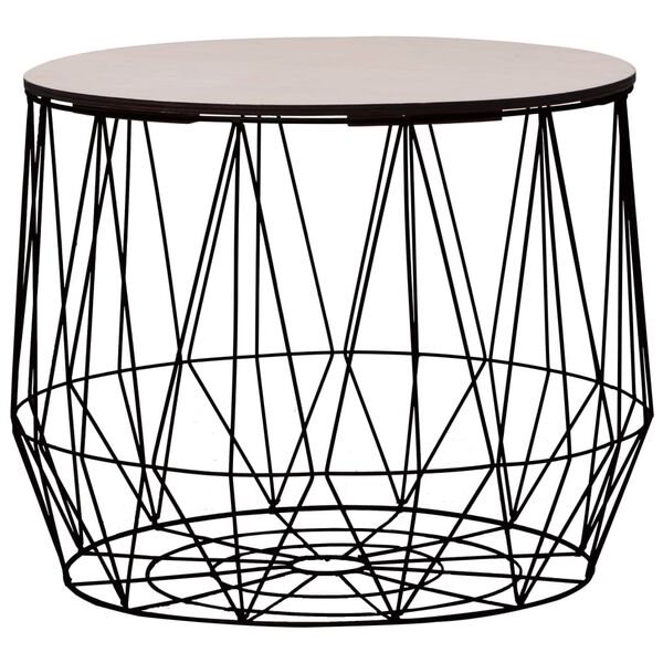 vidaXL Маси за кафе, 2 бр, черни